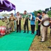 Bupati Kuninga, saat membuka bulan bakti gotong royong